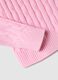 Pink pure cotton regular fit jumper with cable knit_1