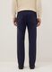 Slim Fit Elasticated Cotton Blue Trousers_2