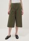 Regular fit green stretch viscose blend jogger trousers_1