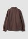 Brown wool-viscose blend shacket_6
