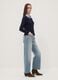 Regular-Fit blauer Cardigan mit Kn&ouml;pfen_1