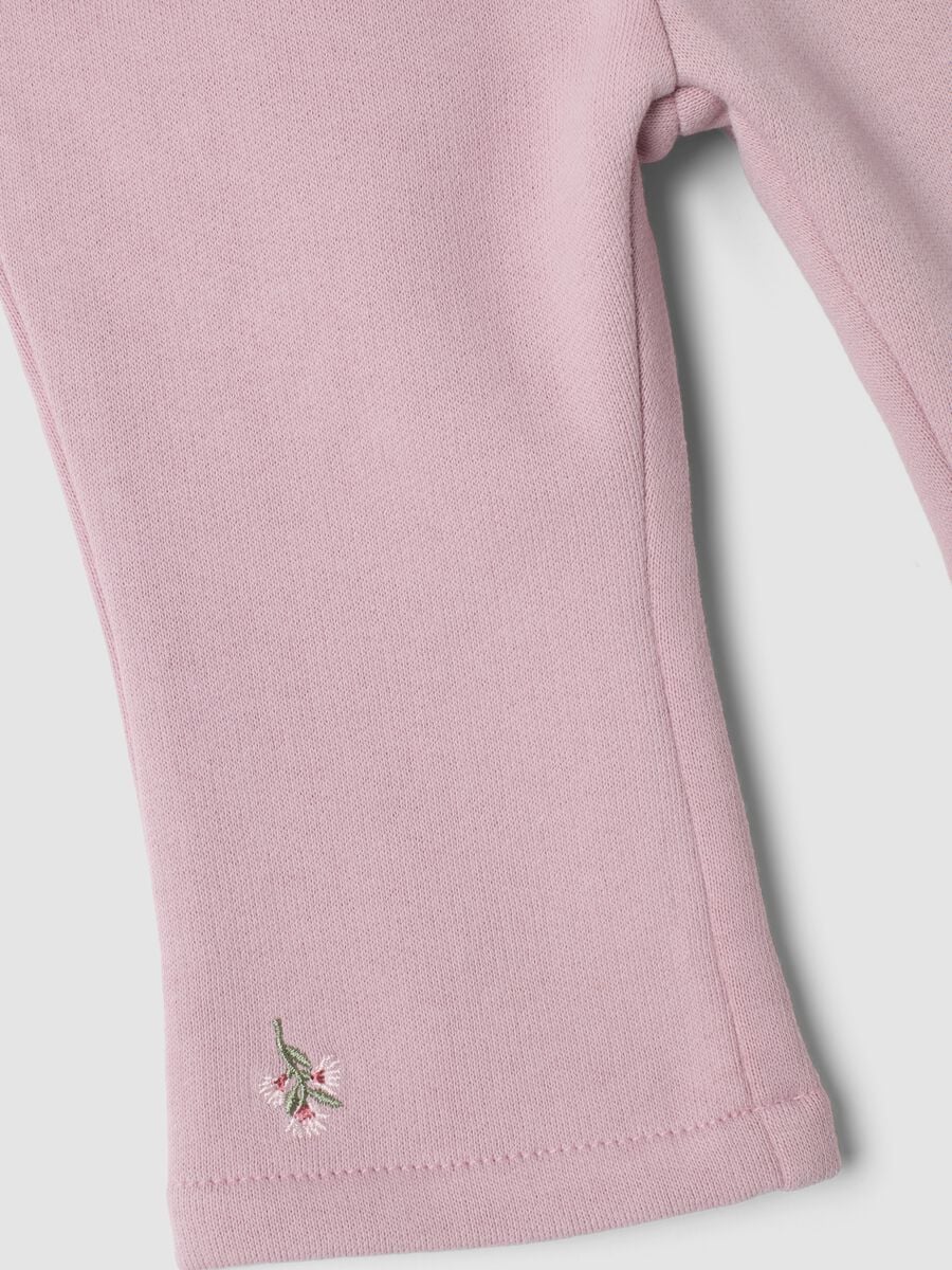 Purple organic cotton set with collar and Disney print_2