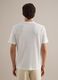 White regular fit linen and cotton blend T-shirt_3