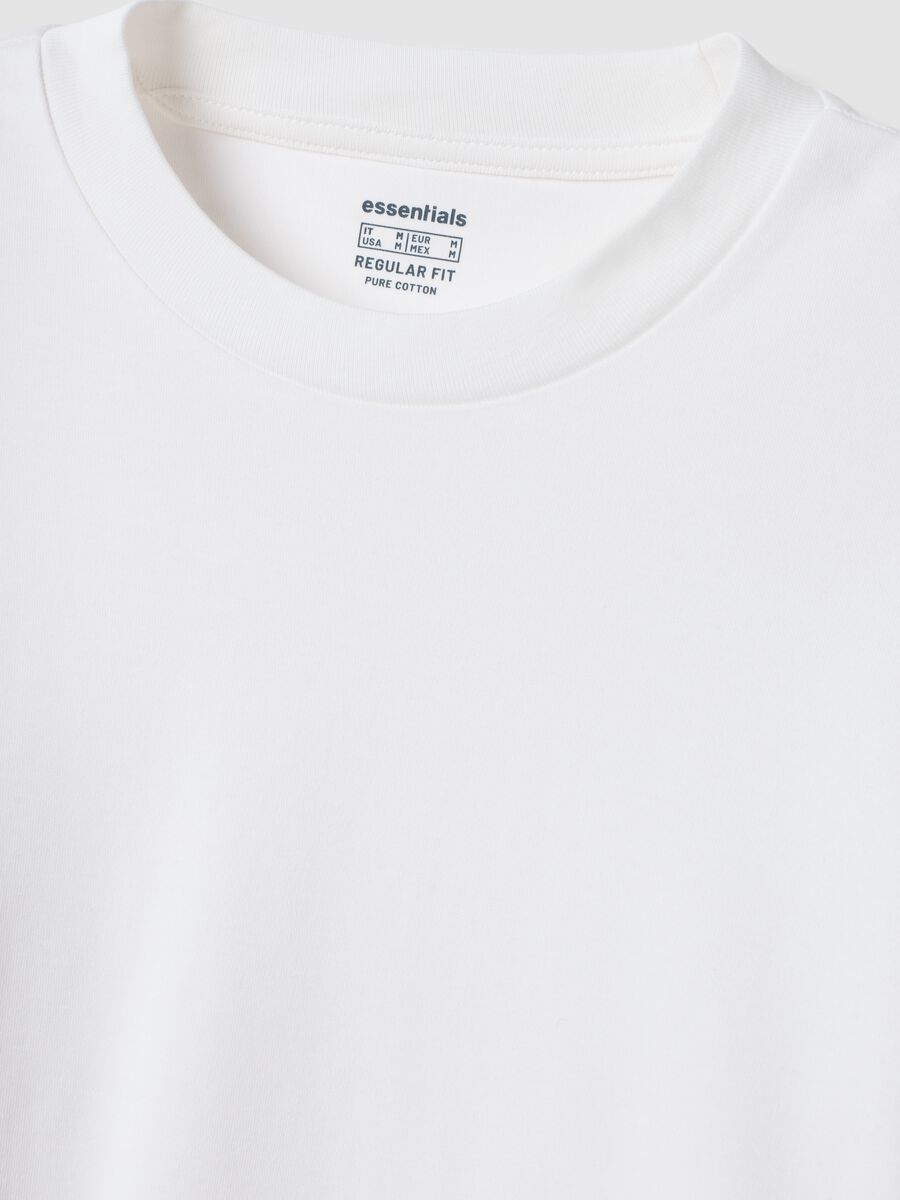 &Lambda;&epsilon;&upsilon;&kappa;ό T-shirt &alpha;&pi;ό 100% &beta;&alpha;&mu;&beta;ά&kappa;&iota; &mu;&epsilon; &sigma;&tau;&rho;&omicron;&gamma;&gamma;&upsilon;&lambda;ή &lambda;&alpha;&iota;&mu;ό&kappa;&omicron;&psi;&eta; &kappa;&alpha;&iota; &mu;&alpha;&kappa;&rho;&iota;ά &mu;&alpha;&nu;ί&kappa;&iota;&alpha;, &kappa;&alpha;&nu;&omicron;&nu;&iota;&kappa;ή &epsilon;&phi;&alpha;&rho;&mu;&omicron;&gamma;ή_1