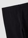 Black skinny leggings in stretch organic cotton blend for girls_5