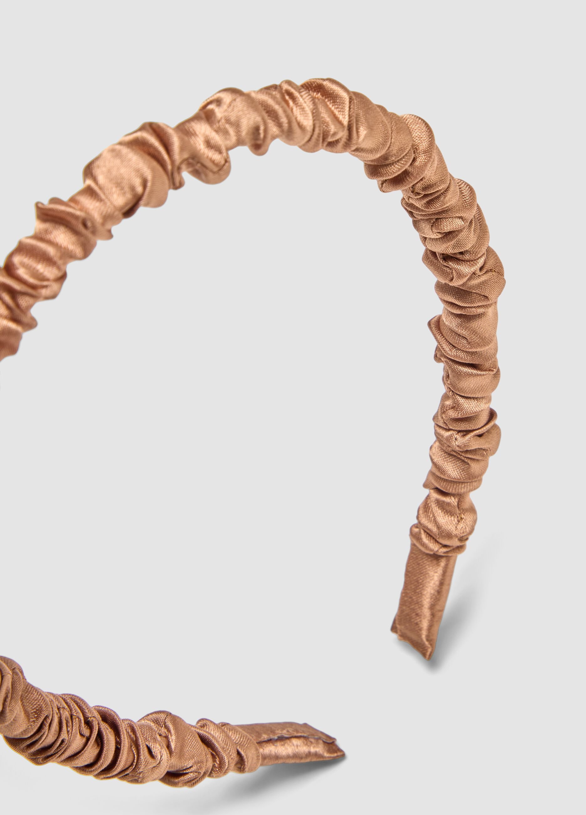 SINCERELY HAIR Mocha Satin Headband