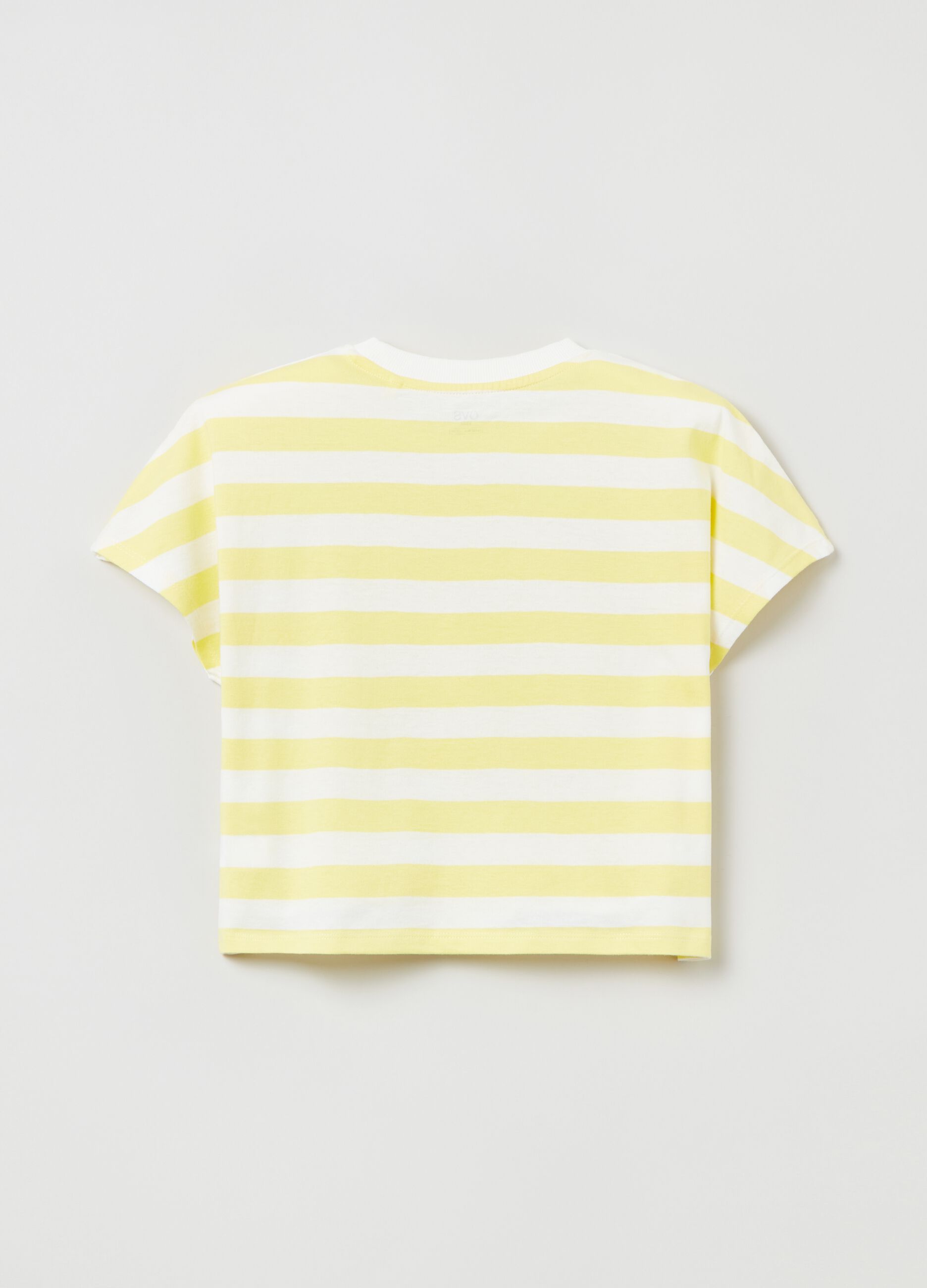 Camiseta de algodón de rayas