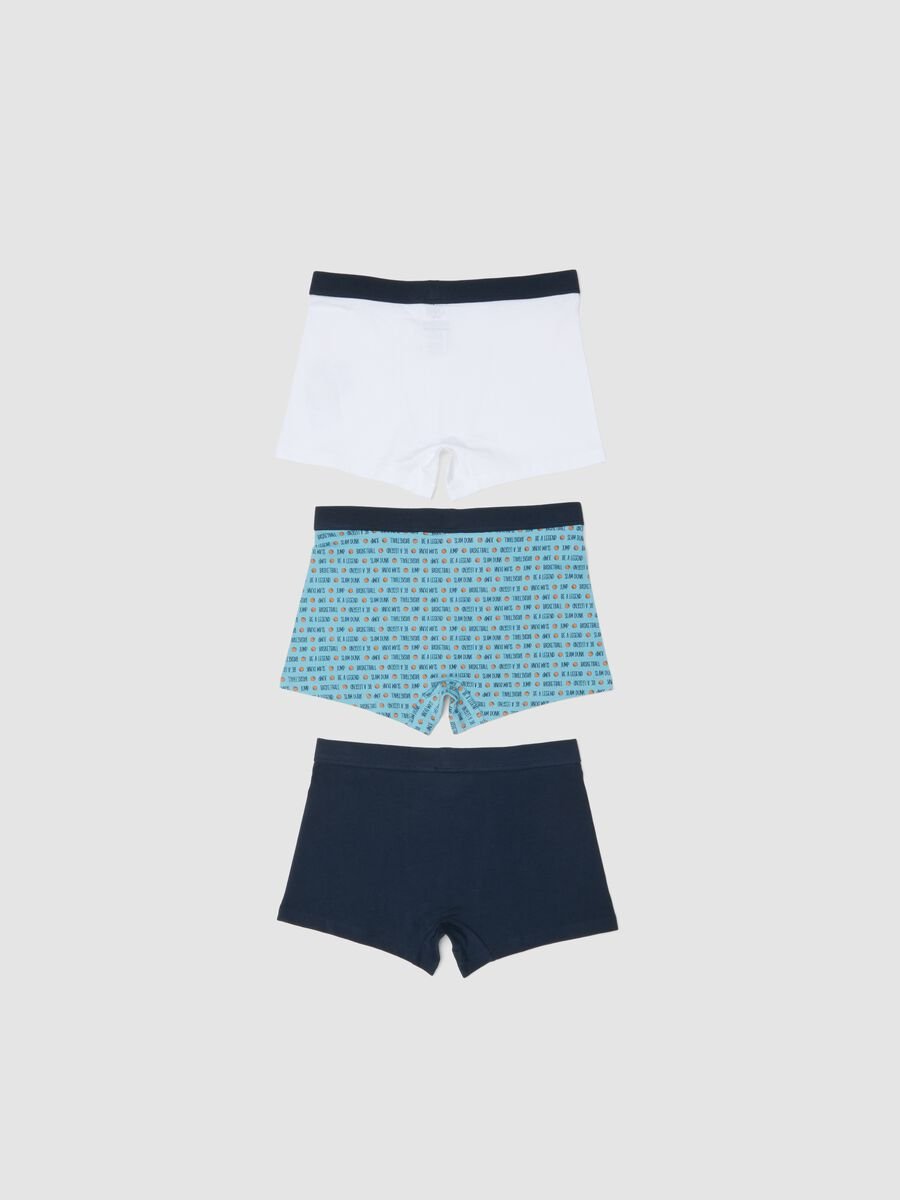 3er-Pack Jungen-Boxershorts aus elastischer Baumwolle in Multicolor_1
