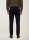 Blue regular-fit stretch cotton cord chino trousers_3