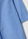 Blue gingham nursery apron with Spidey embroidery_2