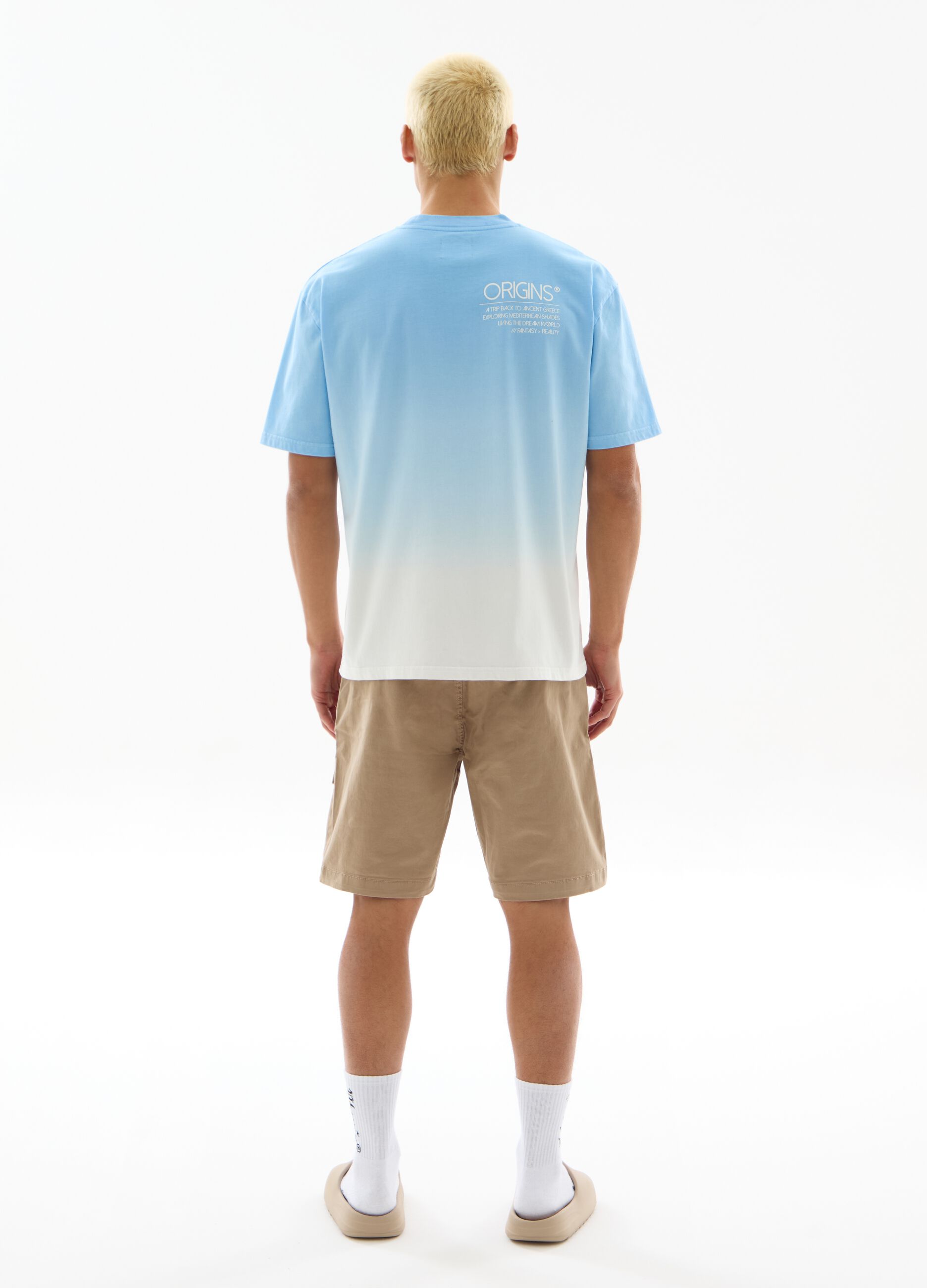 UTOPJA FOR THE SEA BEYOND degradé T-shirt with print