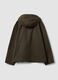 Green cotton-blend parka with detachable hood_2