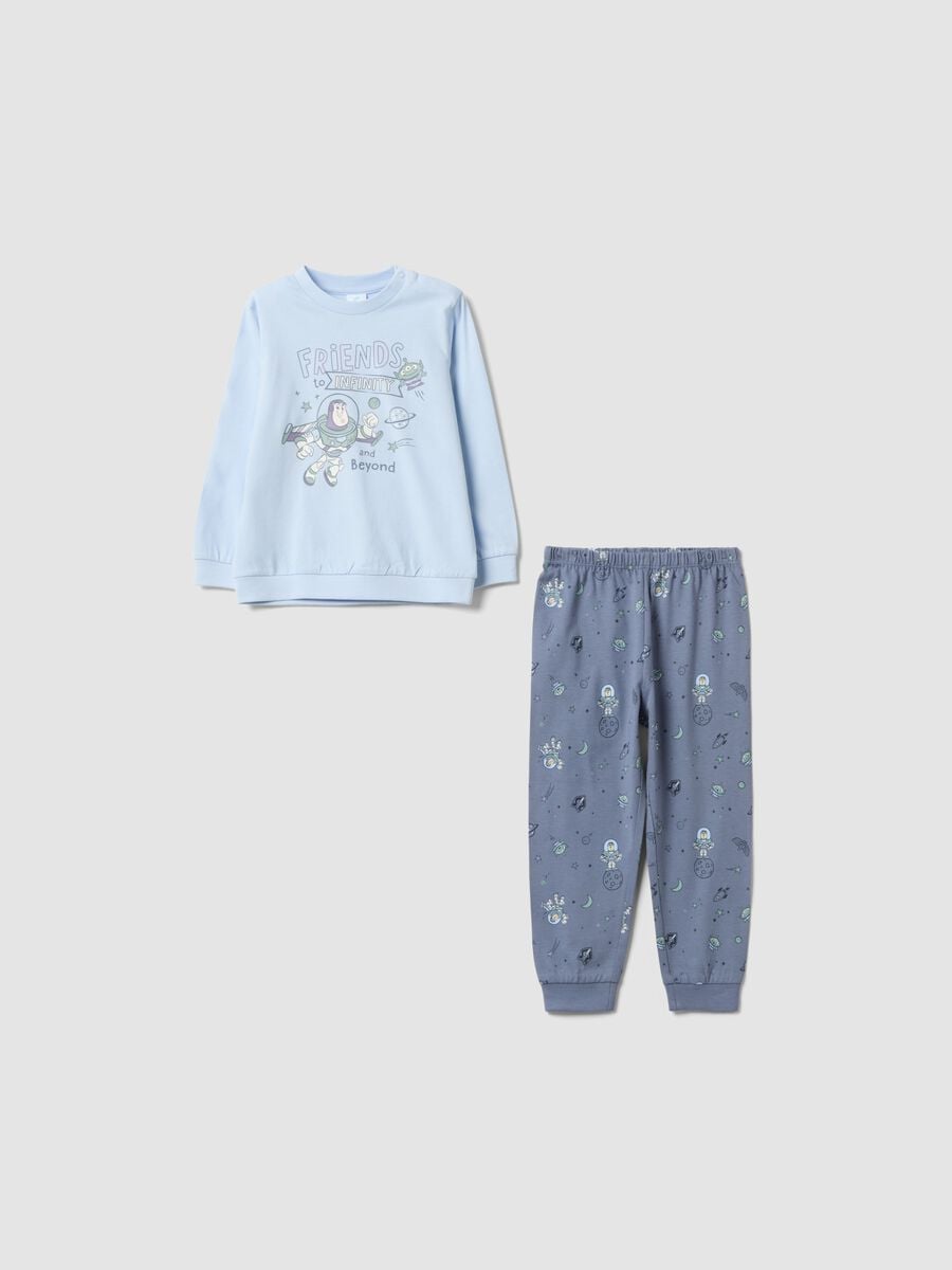 Hellblauer Toy Story Schlafanzug aus reiner Bio-Baumwolle f&uuml;r Baby und Kleinkind_0