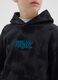 Black TieDye pure cotton hoodie for boys, over fit_2