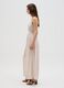 Women's long dress in pure multicolour viscose slim fit_1