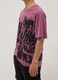 Purple pure cotton boys&rsquo; oversized T-shirt with print_2