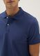Blue pure cotton polo regular fit_3