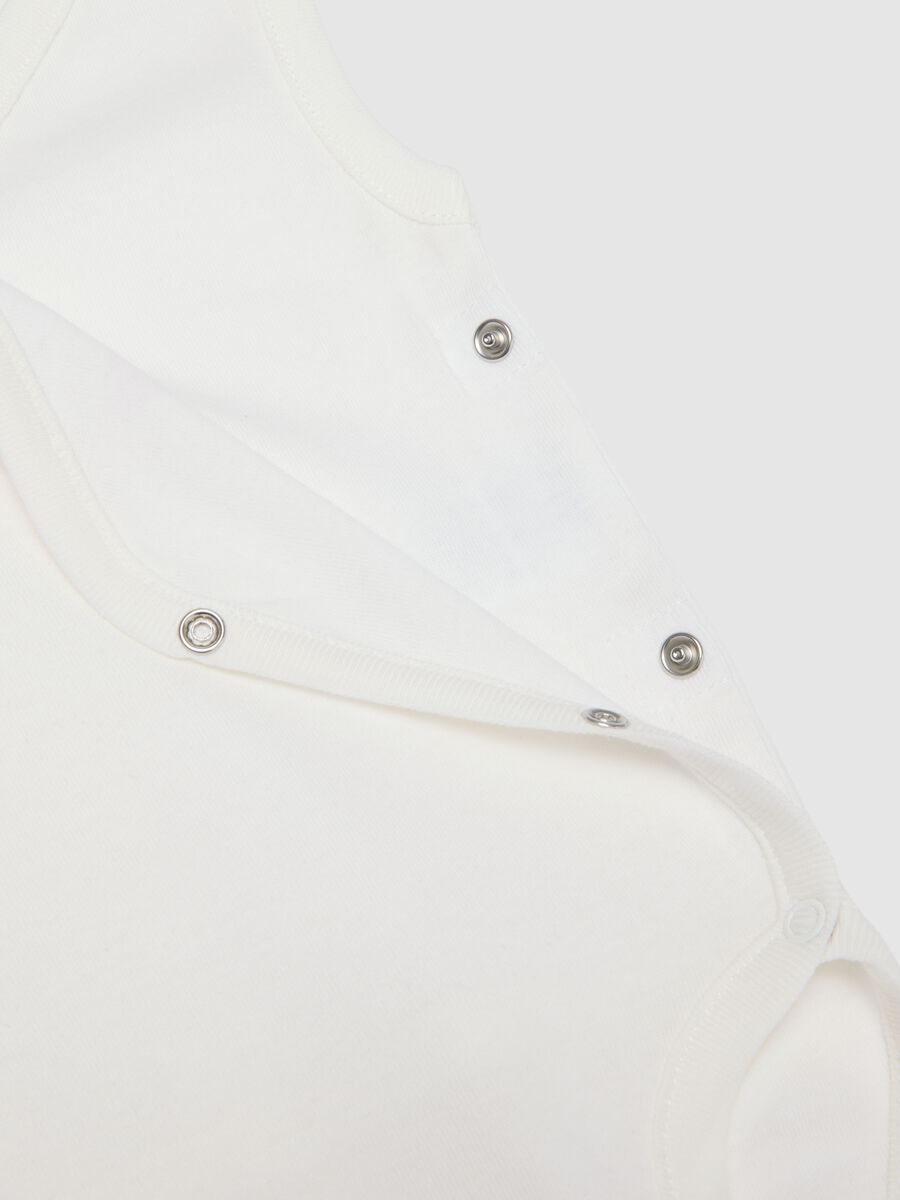 Conjunto de dois bodies multicolor de algod&atilde;o puro com ajuste regular para meninas_3