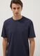 Navy pure cotton relaxed-fit T-shirt_2