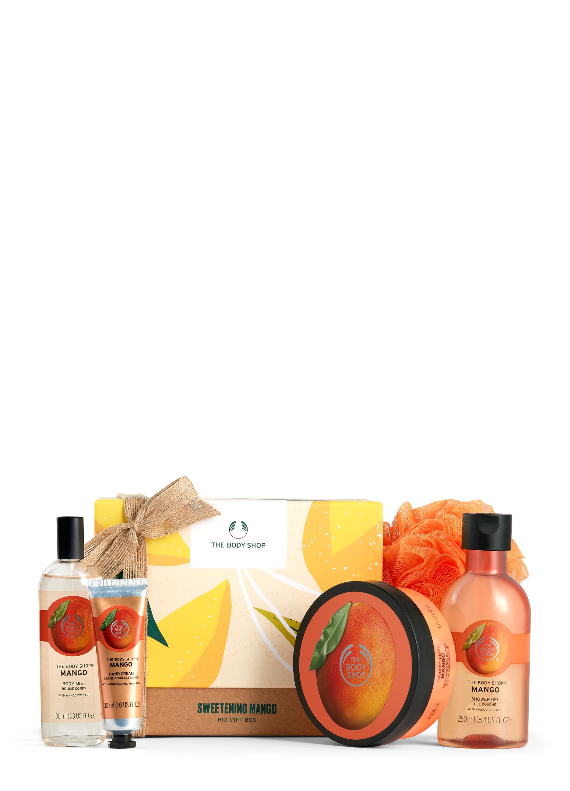 The Body Shop large mango gift box
