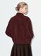 Red genuine leather jacket in regular fit_3