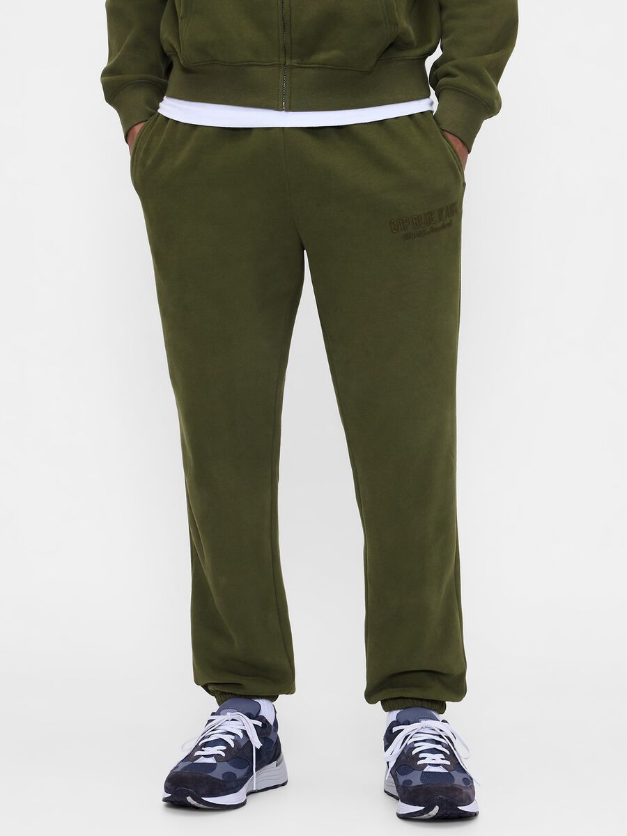 Gr&uuml;ne Baumwoll-Mischgewebe Hose_1