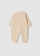 Sand romper in pure organic cotton with buttons and Chip & Dale embroidery_1