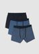 3-pack of blue stretch organic cotton boxer shorts_4