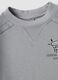 Grey cotton-blend crew-neck sweatshirt with print for boys, oversized fit_2