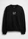 Schwarzes Sweatshirt mit Rundhalsausschnitt_3