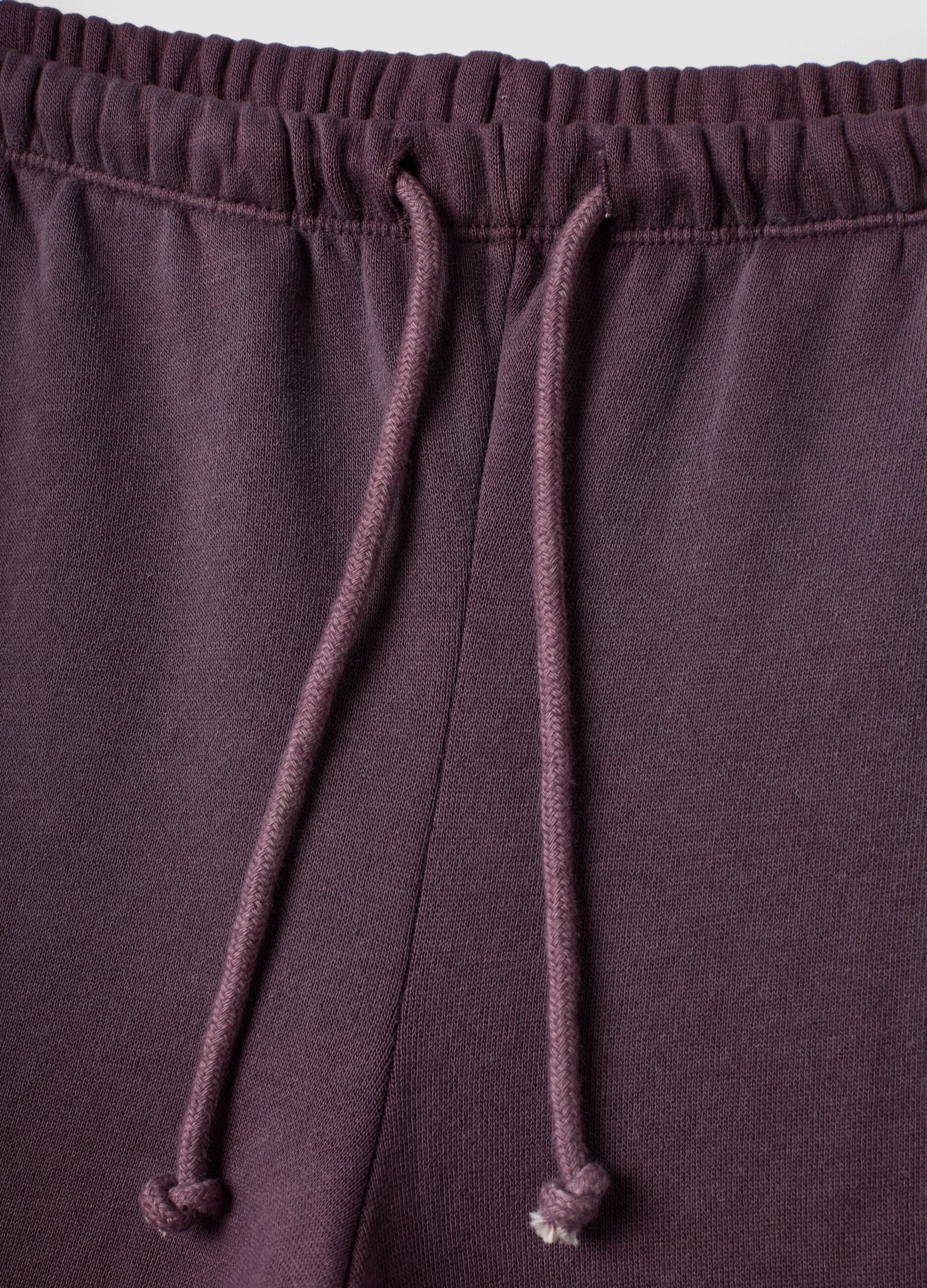 Sun-Faded Wine Flare Sweatpants