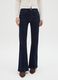 Blue Flare Jeans in Stretch Denim Cotton_1