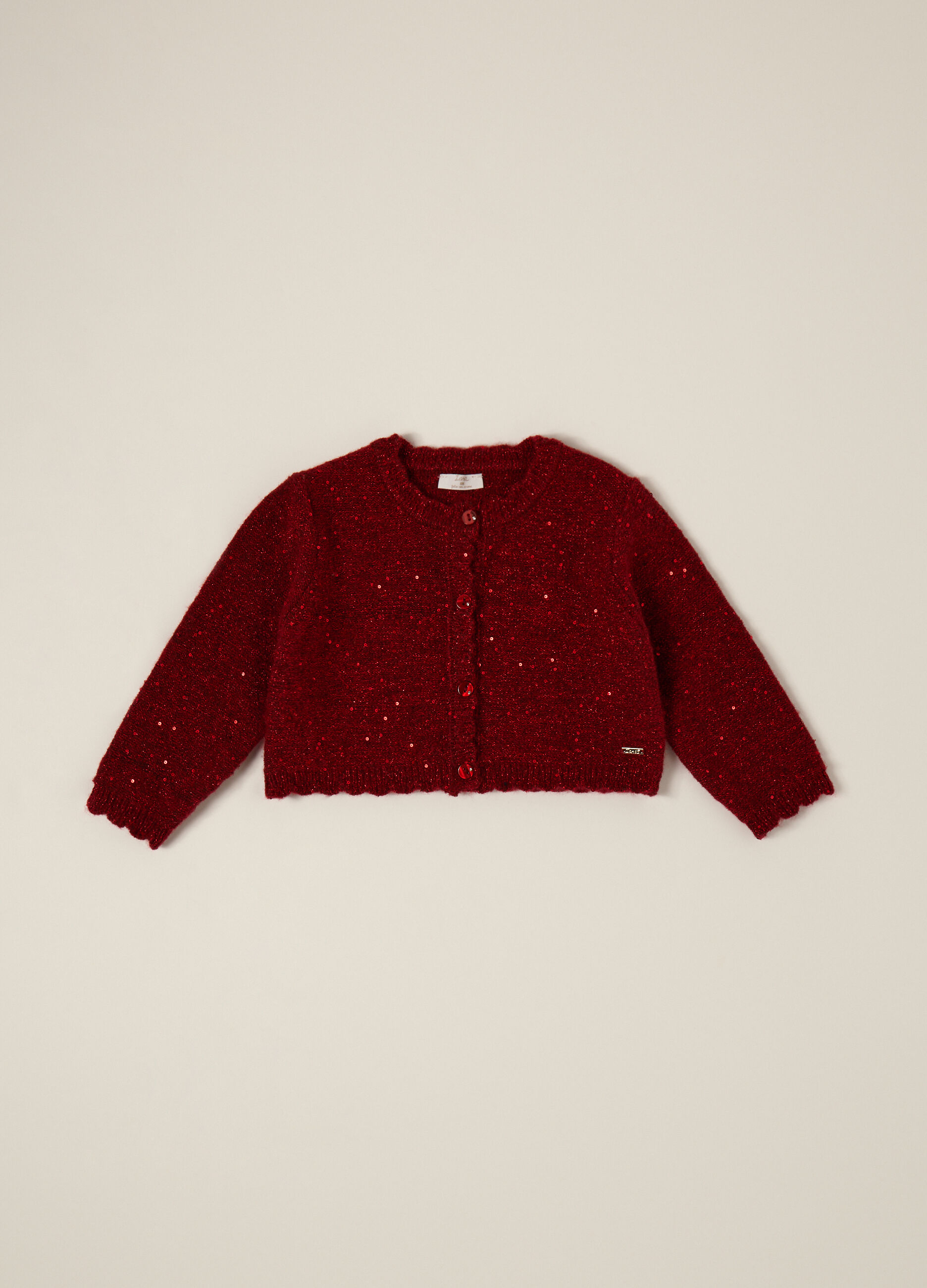 IANA Baby Sequin Knit Cardigan