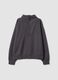 Grey stretch modal crew-neck sweatshirt ALTAVIA STUDIO_4