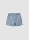 Baby's blue pure cotton shorts regular fit_1