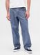 Regular Fit Blue Denim Trousers_1