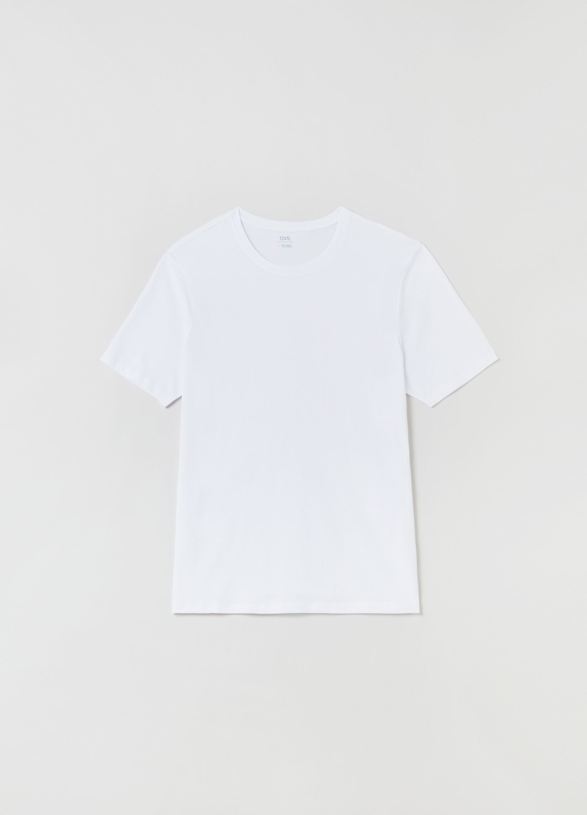 Cotton T-shirt with crew neck