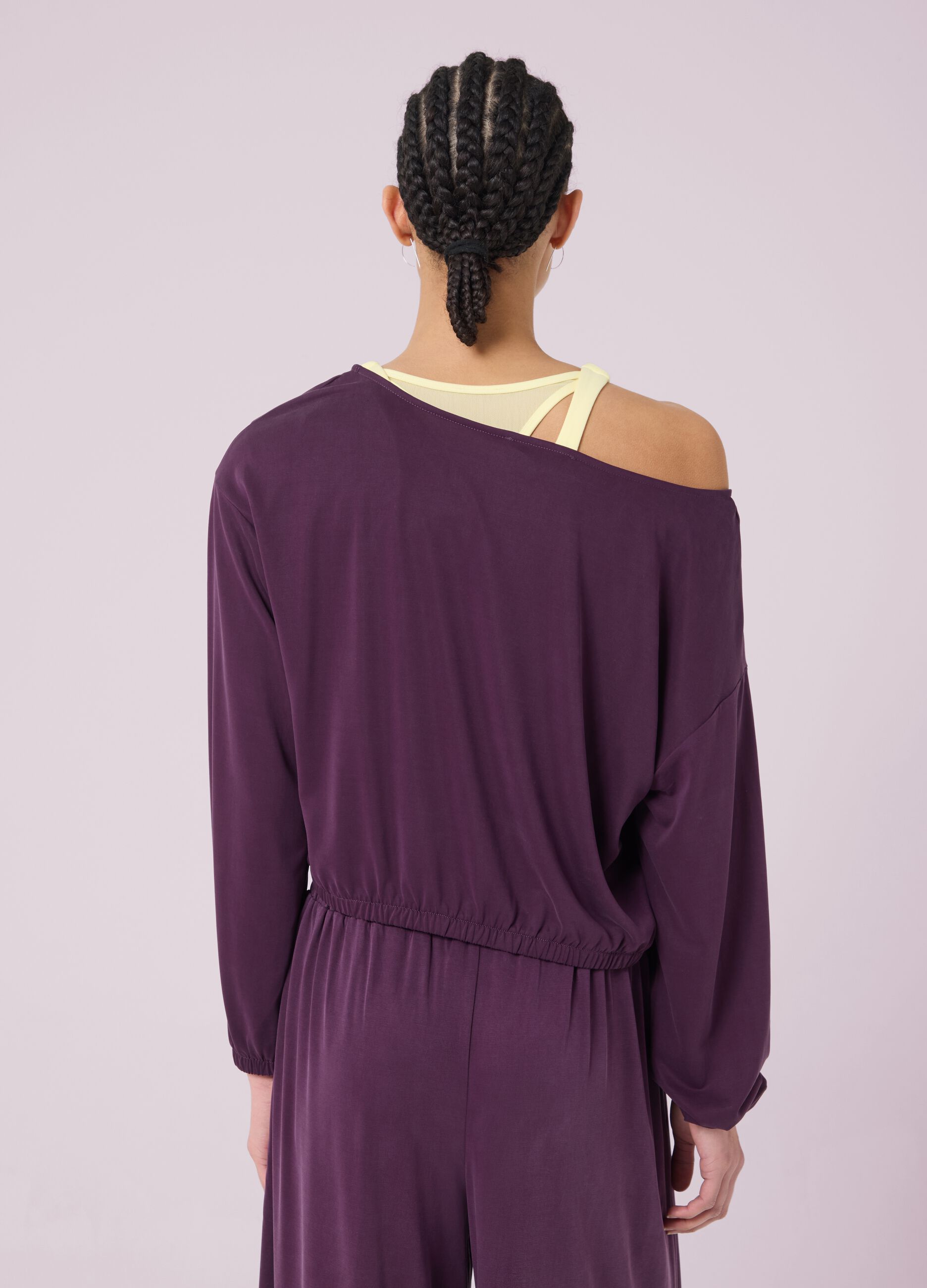 Flie&szlig;endes Crop-T-Shirt ALTAVIA STUDIO