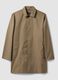 Beige regular fit trench coat with button closure_1