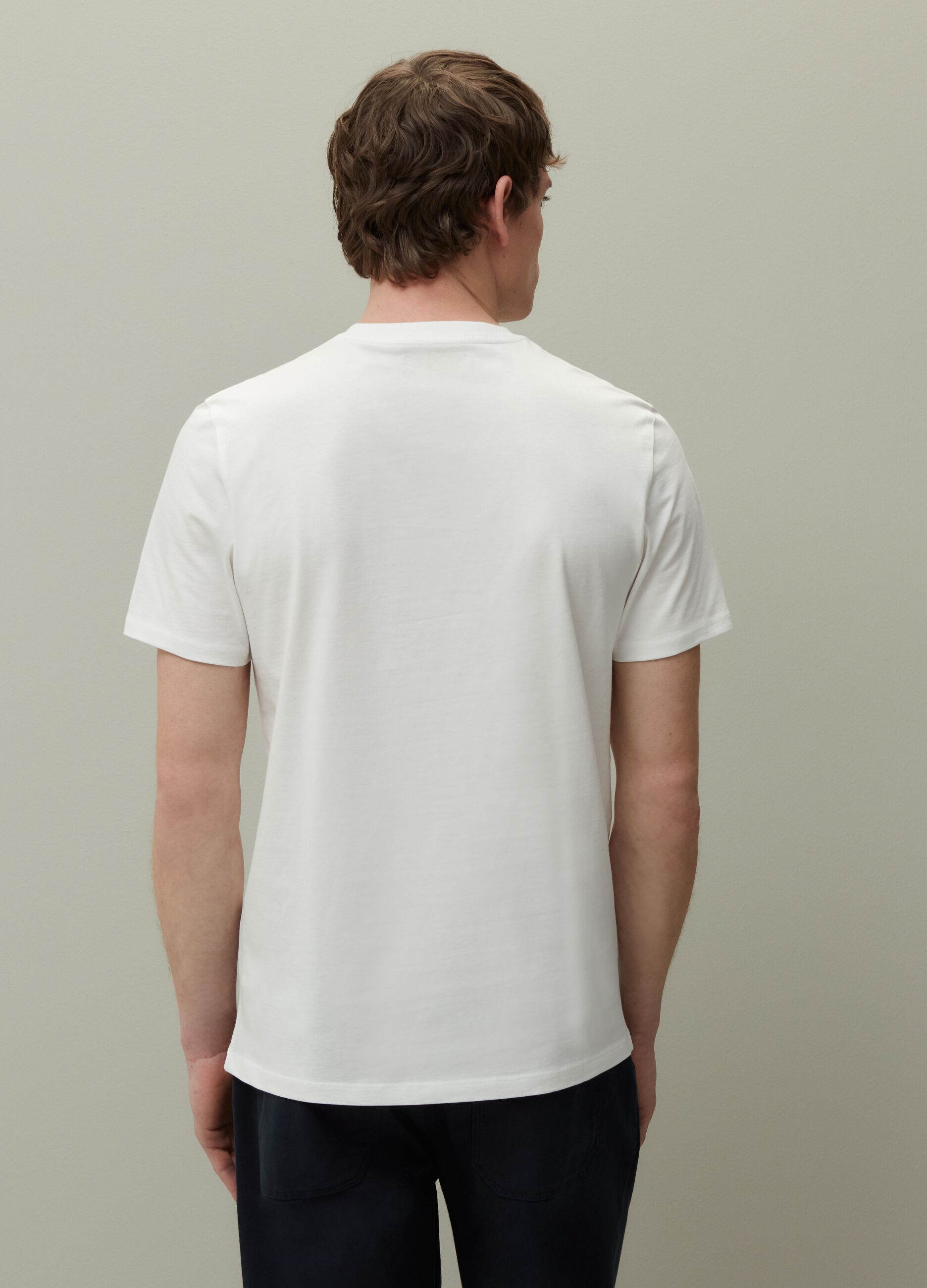 Camiseta de algodón Supima con bolsillo