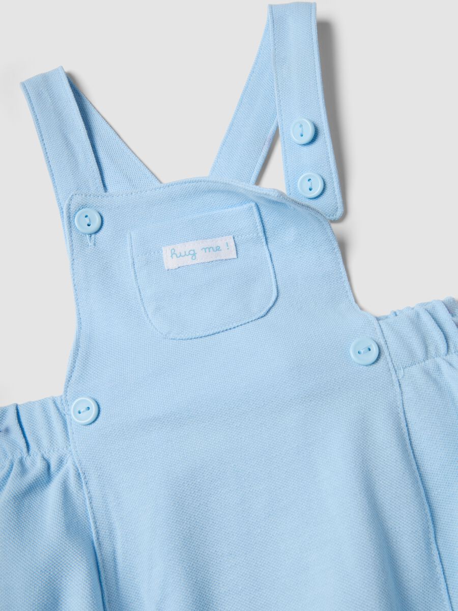 White and Blue Pure Cotton Set for Babies_3