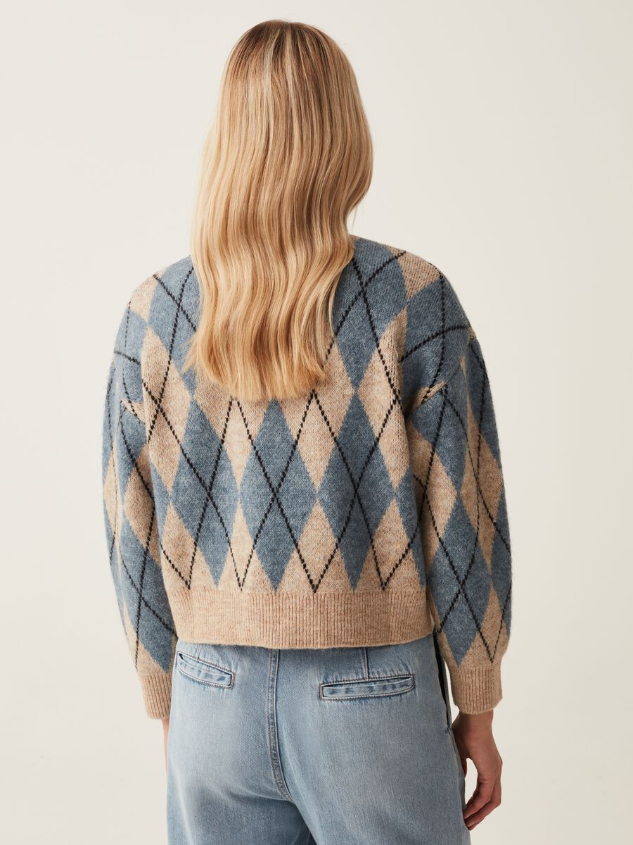Pullover with argyle pattern_2