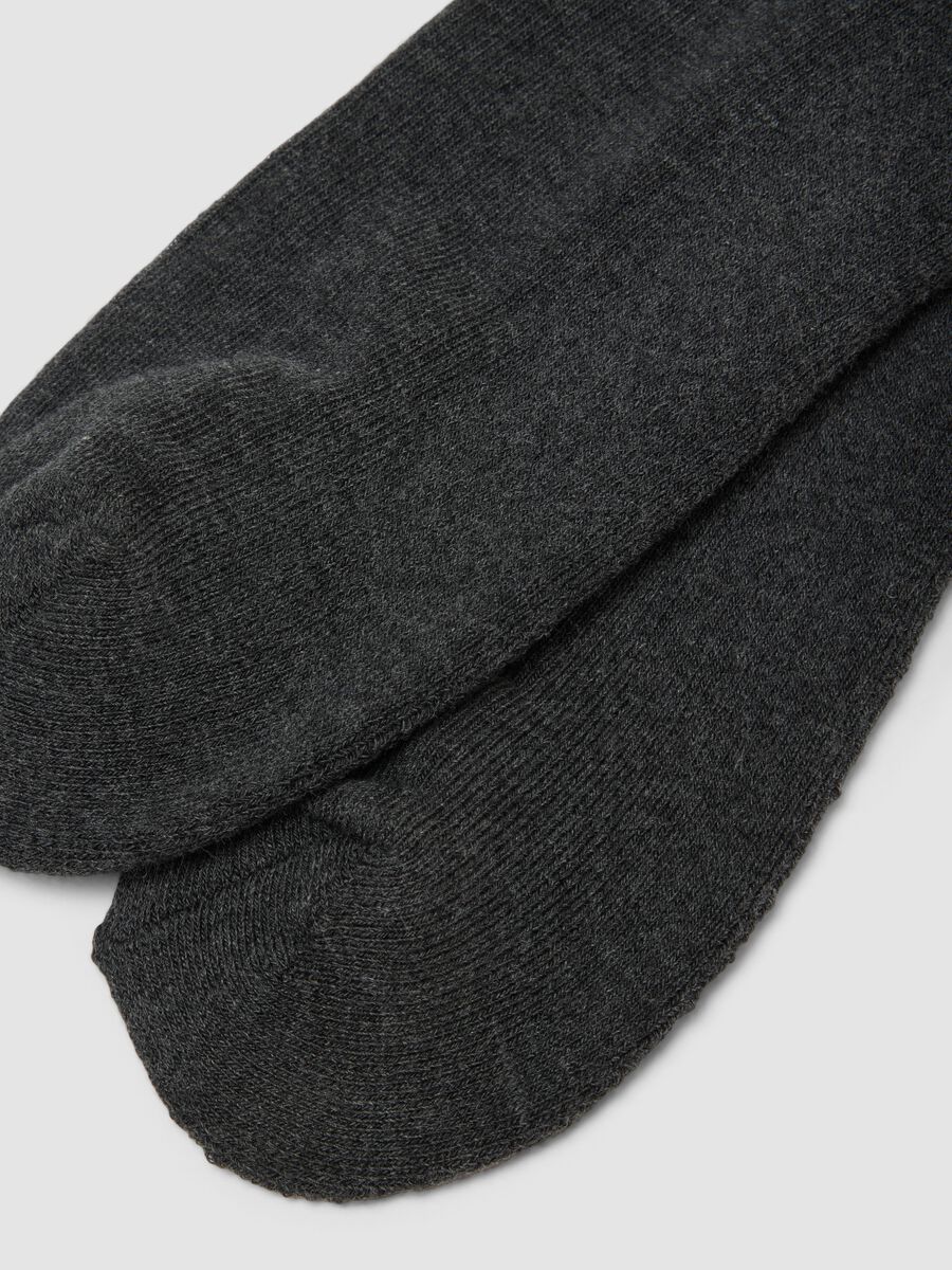 2er-Pack graue Sport-Kn&ouml;chelsocken aus elastischer Bio-Baumwolle_2