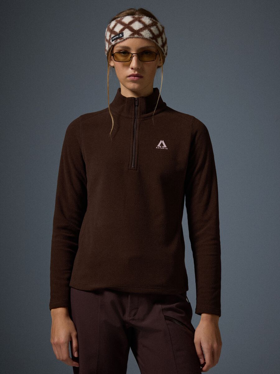 Pile Half Zip Traspirante ALTAVIA WITH DEBORAH COMPAGNONI_1