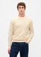 Beige Cotton Blend Jumper_0