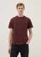 Red pure cotton regular fit T-shirt_1
