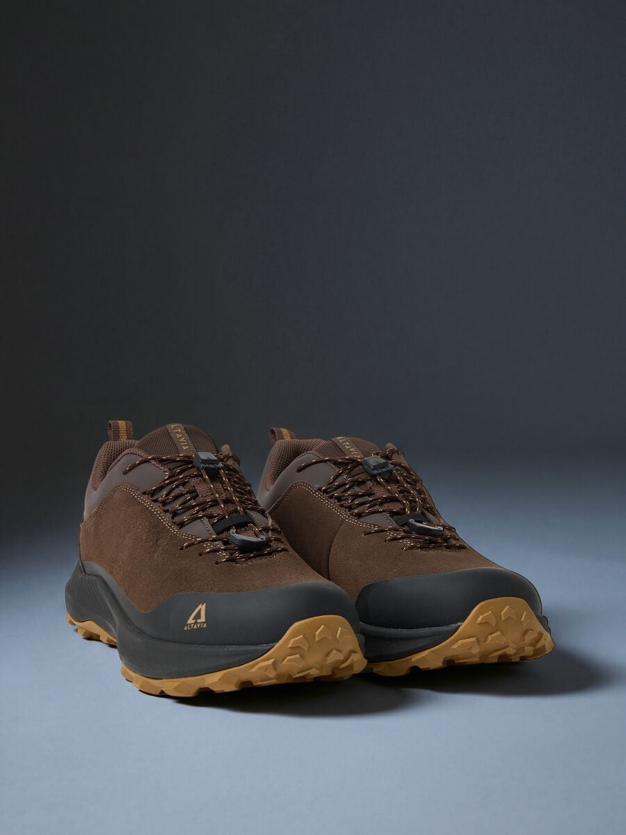 Water-Repellent Genuine Leather Outdoor Shoe ALTAVIA WITH DEBORAH COMPAGNONI_1