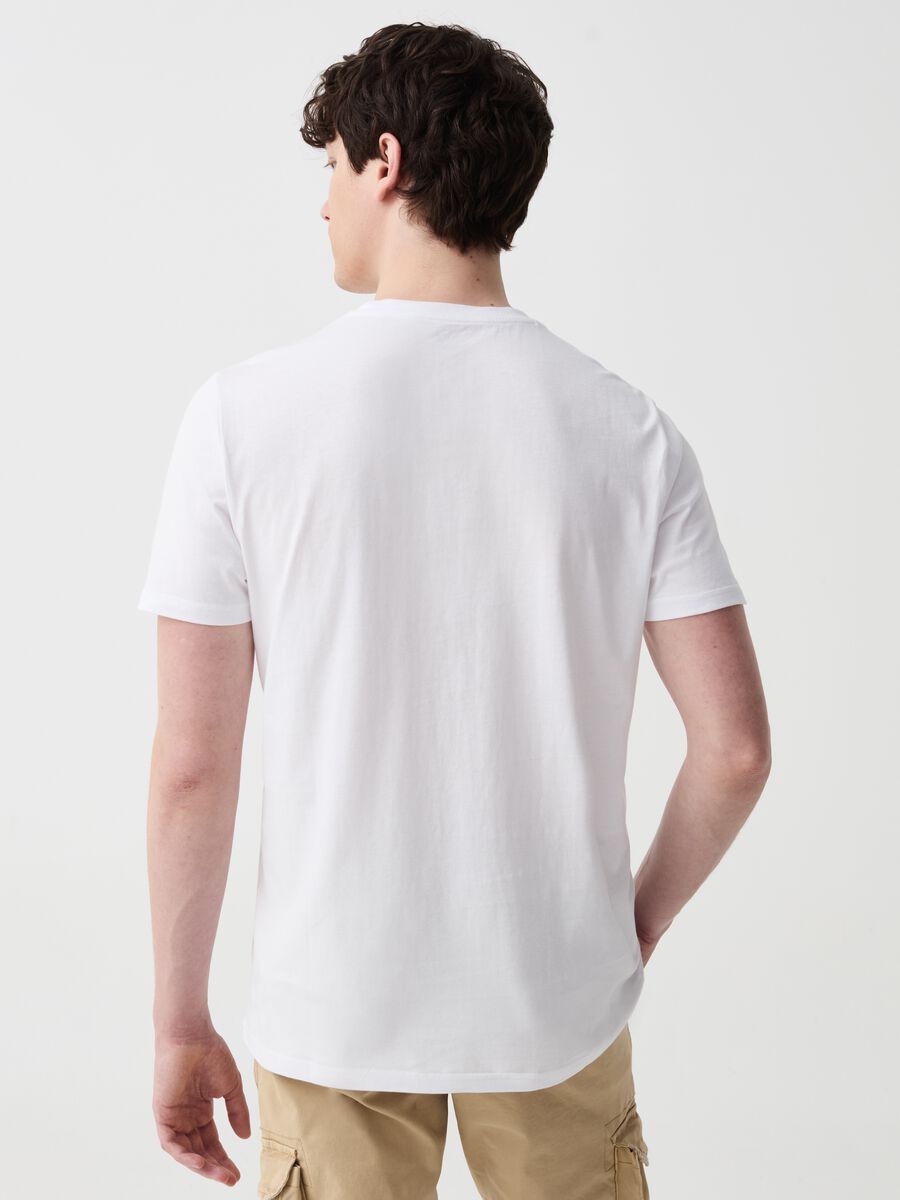 Cotton T-shirt with Venice print_1