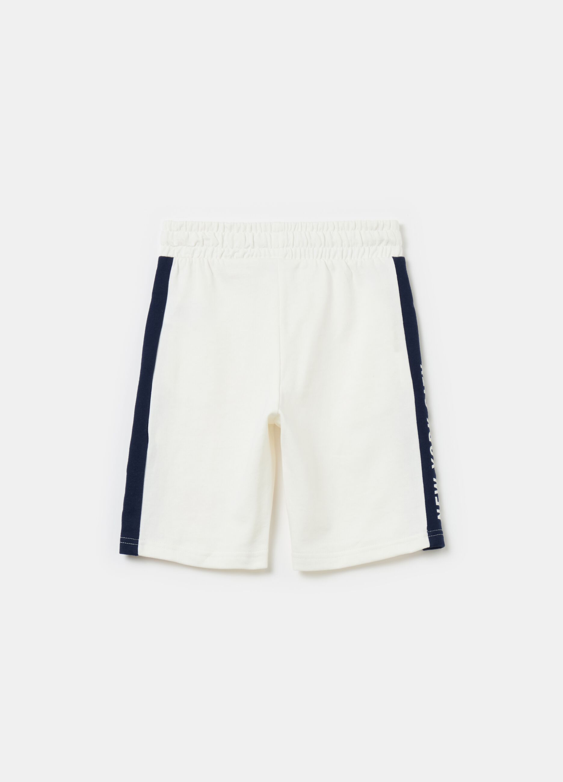 Shorts de algodón con logo estampado