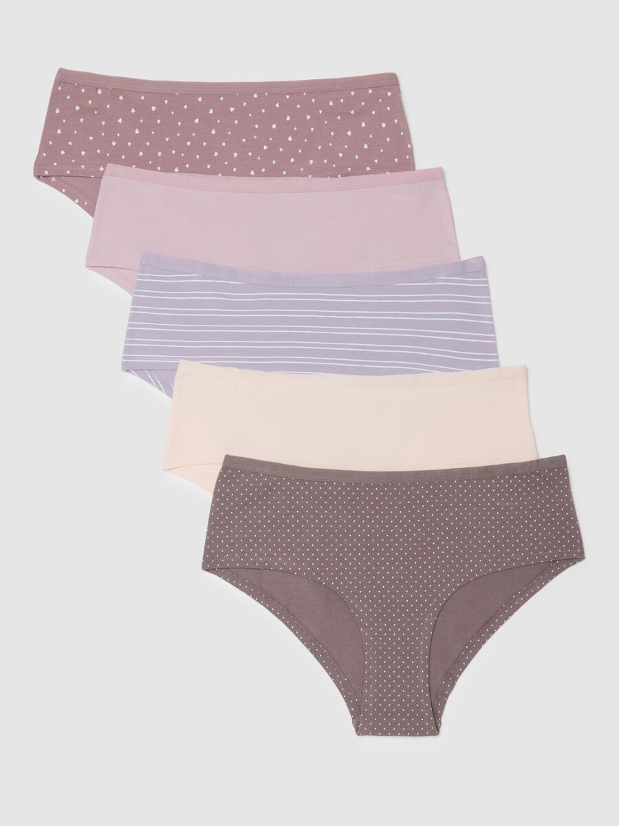 Multipack elasticated cotton multicolour regular fit briefs_4